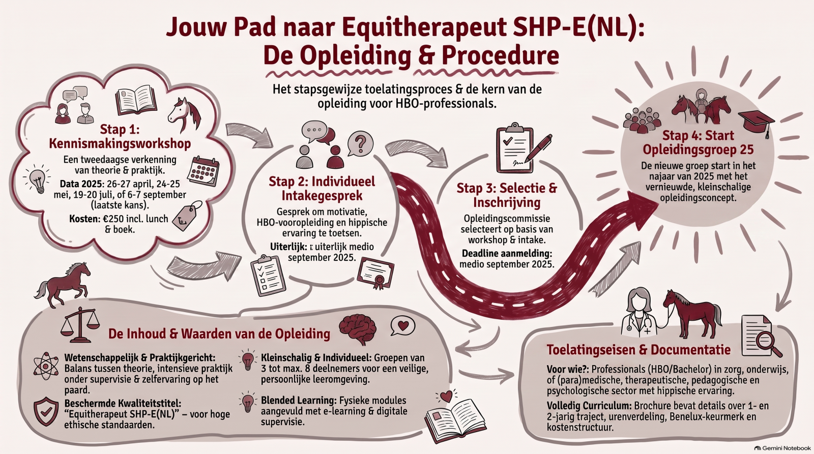 Opleidingstraject tot Equitherapeut SHP-E(NL)